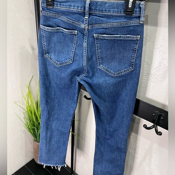 Gap High Rise Cigarette Jeans slim straight ankle Size 27 4 Petite - Picture 8 of 16